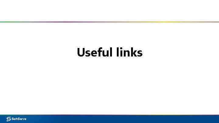 Useful links 