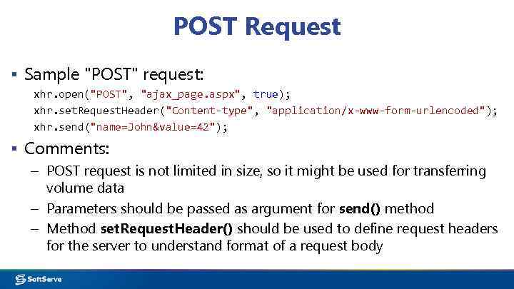 POST Request ▪ Sample 