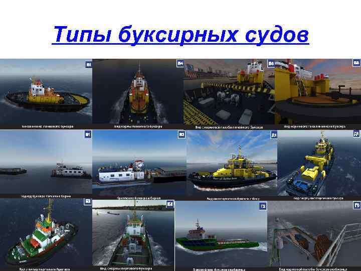 Типы буксирных судов 