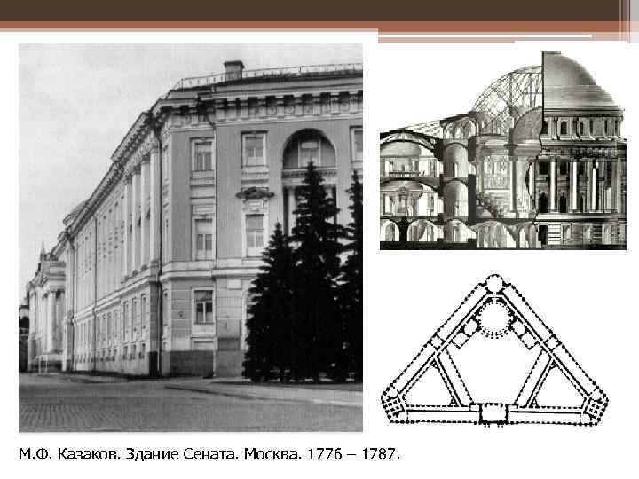 М. Ф. Казаков. Здание Сената. Москва. 1776 – 1787. 