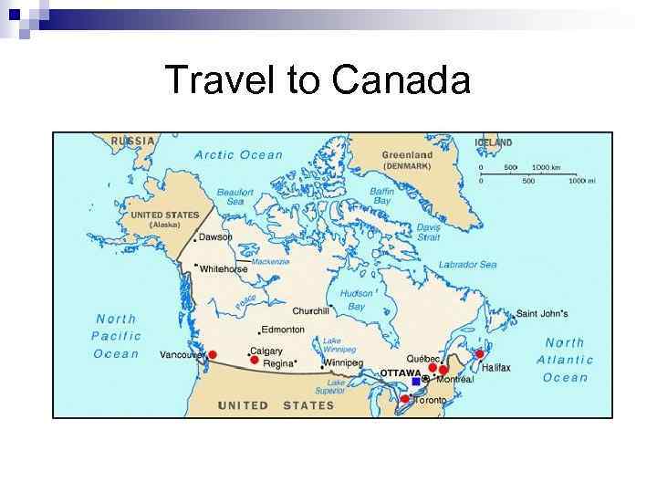 Travel to Canada 