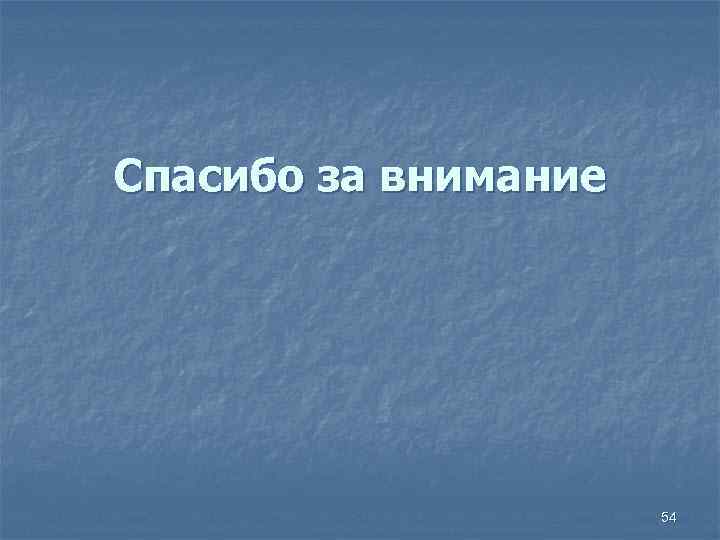 Спасибо за внимание 54 