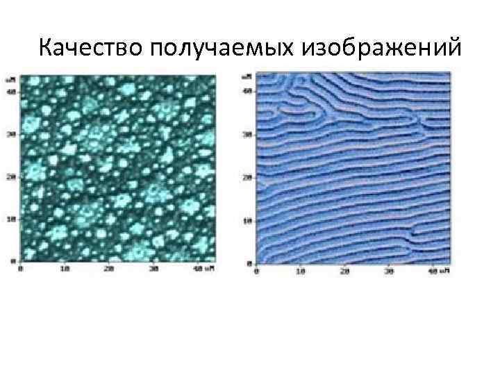 Качество получаемых изображений 