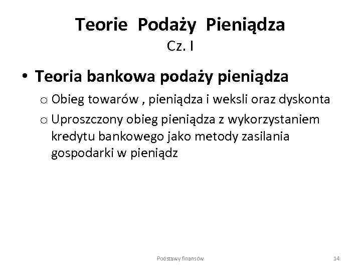 Finanse Podstawowe Pojęcia Definicje Podstawowych Pojęć Funkcje Finansów