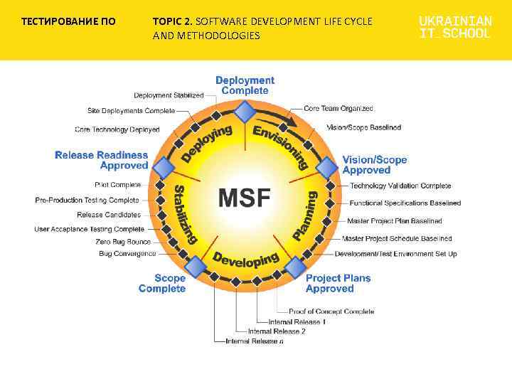 ТЕСТИРОВАНИЕ ПО TOPIC 2. SOFTWARE DEVELOPMENT LIFE CYCLE AND METHODOLOGIES 