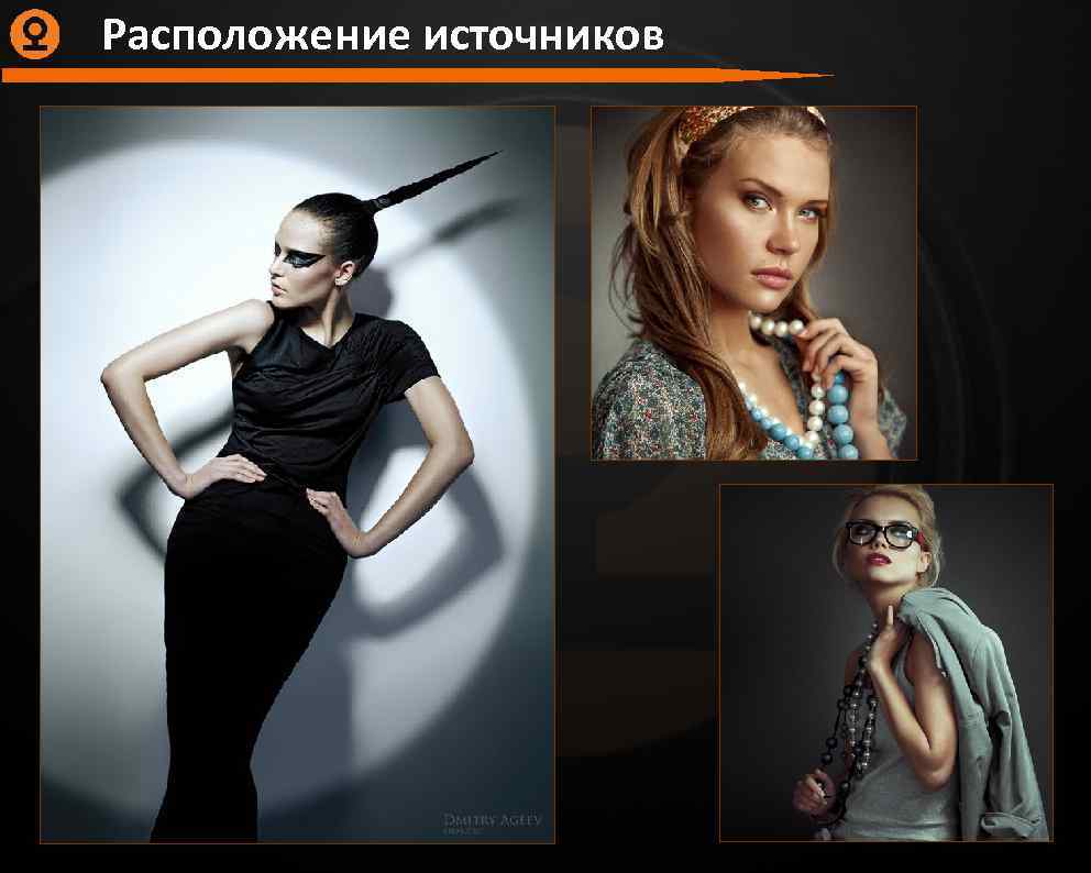 Расположение источников 