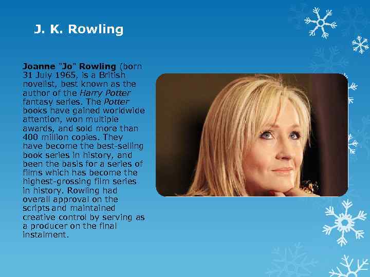 J. K. Rowling Joanne 