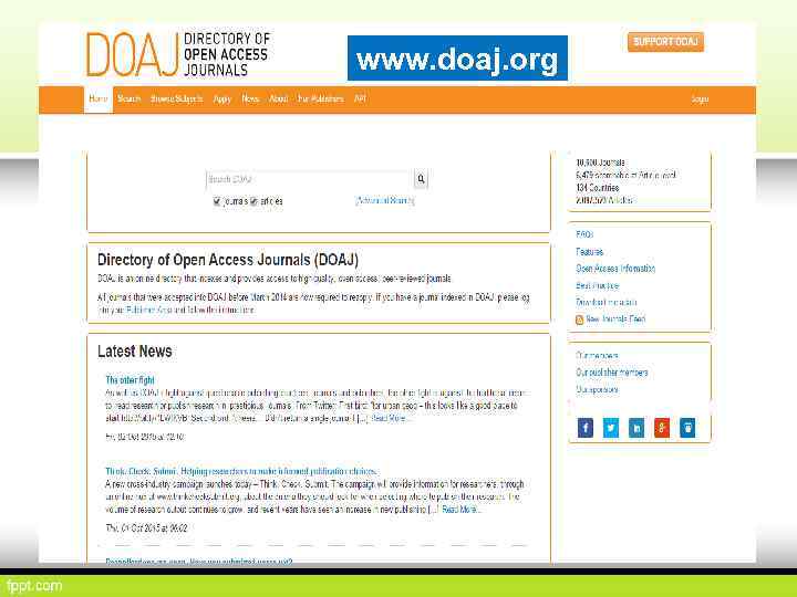 www. doaj. org 