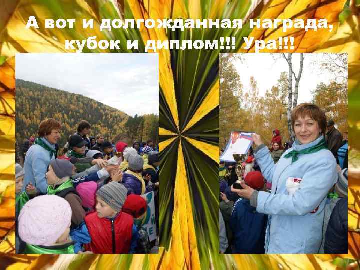 А вот и долгожданная награда, кубок и диплом!!! Ура!!! 