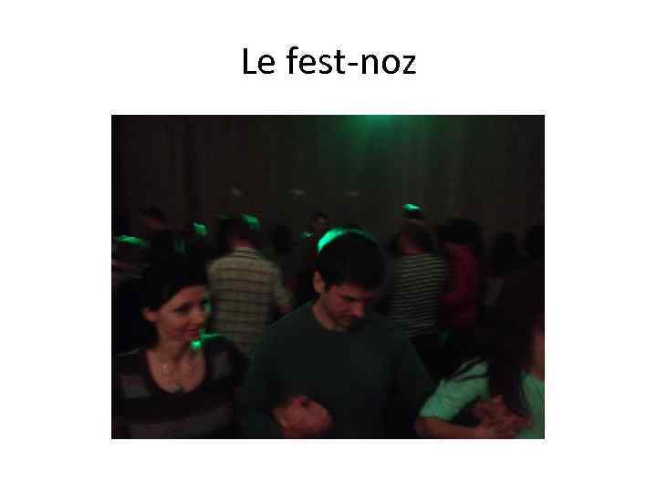 Le fest-noz 