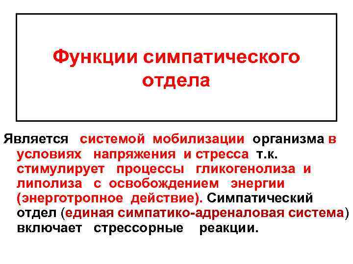 Функции симпатического отдела. Симпатический отдел функции. Симпатическая система функции. Функции симпатической с. Функция сематической системы.