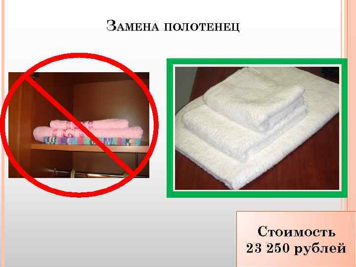 ЗАМЕНА ПОЛОТЕНЕЦ Стоимость 23 250 рублей 