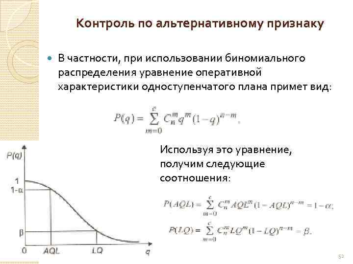 Одноступенчатые планы контроля