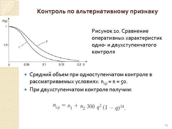 Статистический выборочный контроль. Контроль по альтернативному признаку. Одноступенчатый контроль качества. Оперативные характеристики сплошного контроля. В каком случае используют контроль по альтернативному признаку.