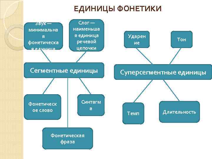 Лингвистический аспект фонетики схема