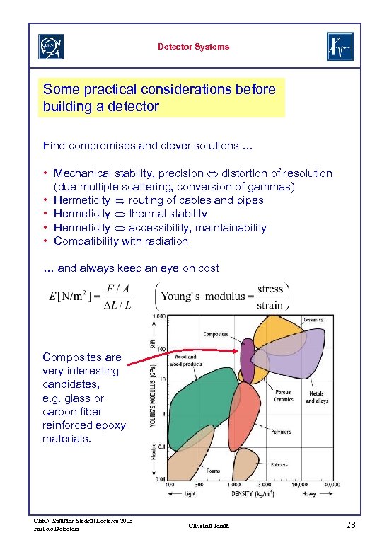 Detector Systems Some practical considerations before building a detector Find compromises and clever solutions