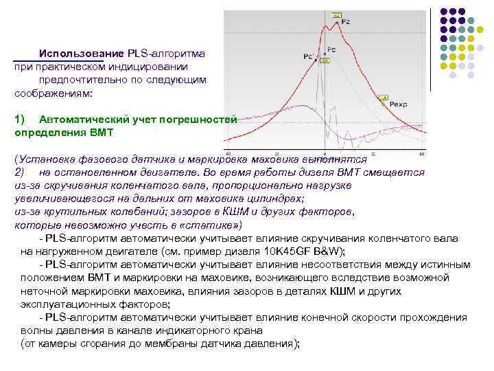 Использование PLS-алгоритма при практическом индицировании предпочтительно по следующим соображениям: 1) Автоматический учет погрешностей определения