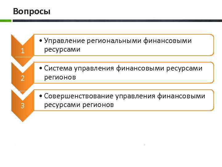 Качество региональных финансов. Этапы управления региональными финансами. Управление финансовыми ресурсами. Структура региональных финансов. Качество управления региональными финансами.