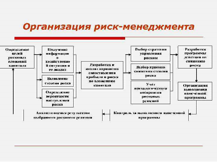 Организация риск-менеджмента 