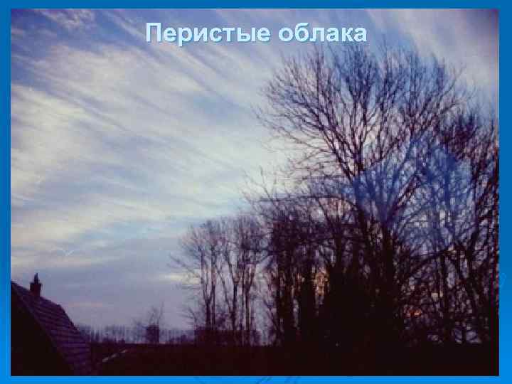 Перистые облака 