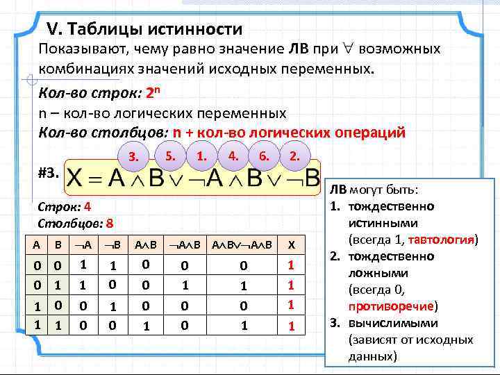 Сколько логических переменных