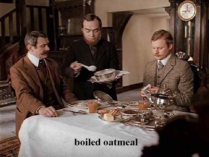 boiled oatmeal 