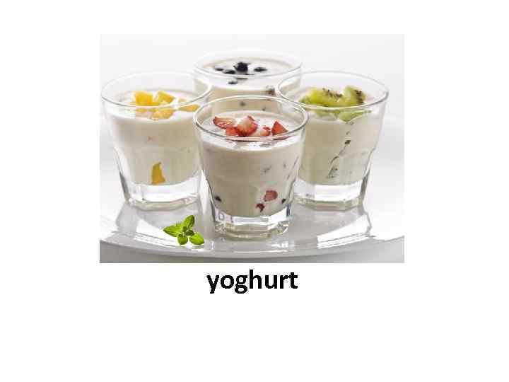 yoghurt 