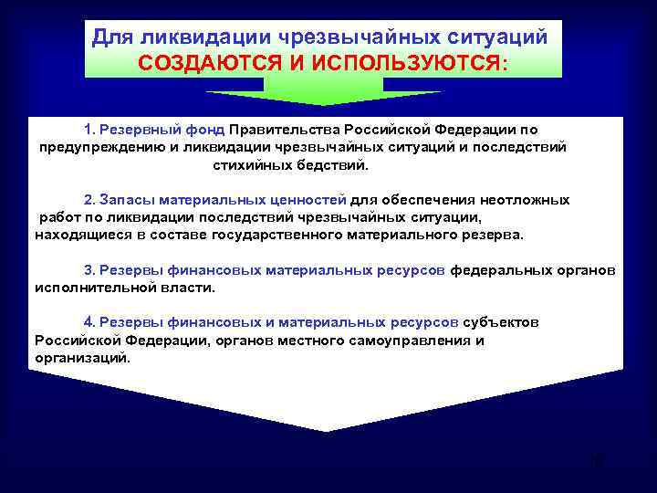 Приказ о создании резервов материальных ресурсов для ликвидации чс образец