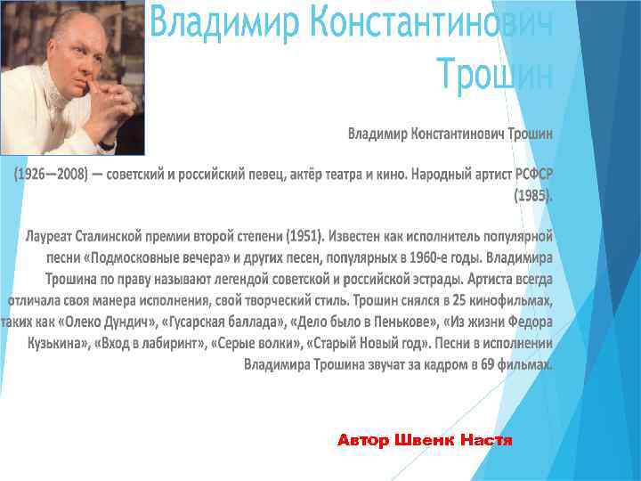 Автор Швенк Настя 