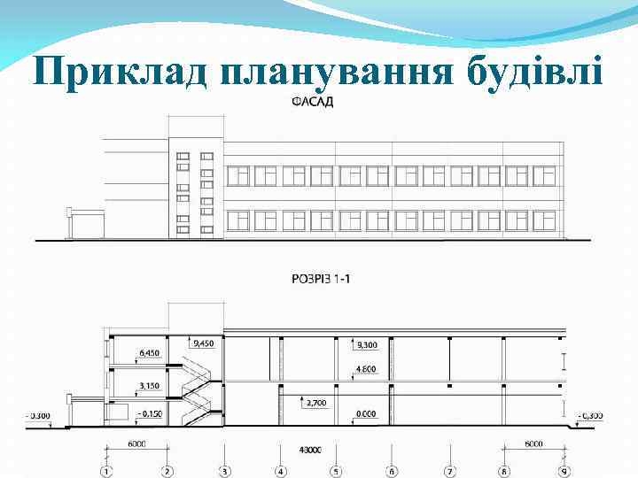 Приклад планування будівлі 