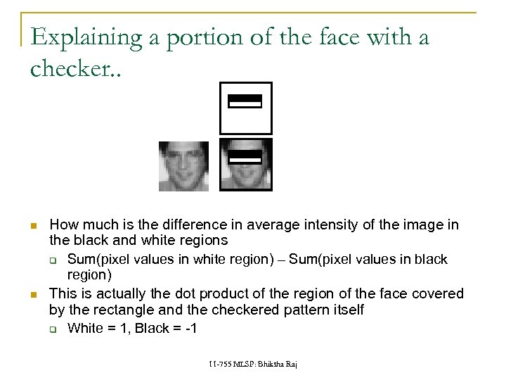 Explaining a portion of the face with a checker. . How much is the