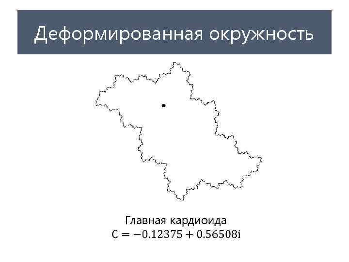 Деформированная окружность • 