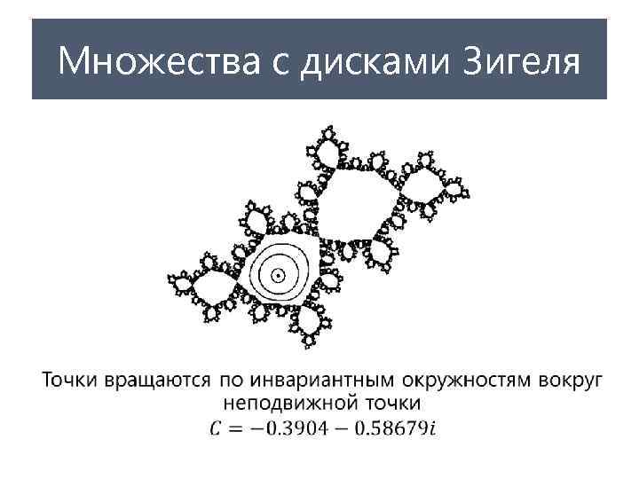 Множества с дисками Зигеля • 