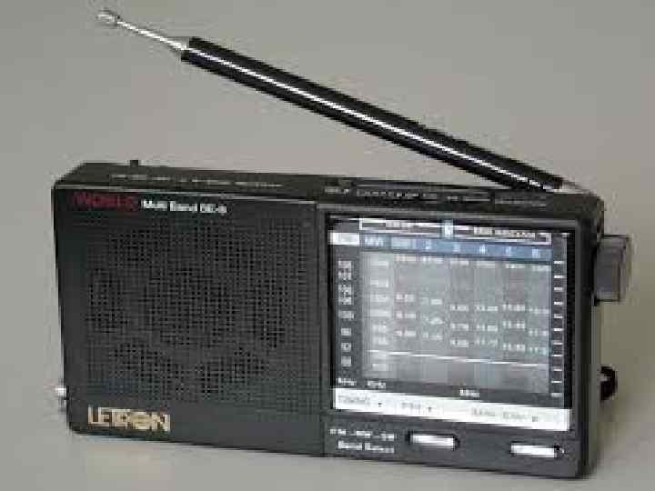  Radio (Latin radio - radiate , Beams ← radius - beam) - a