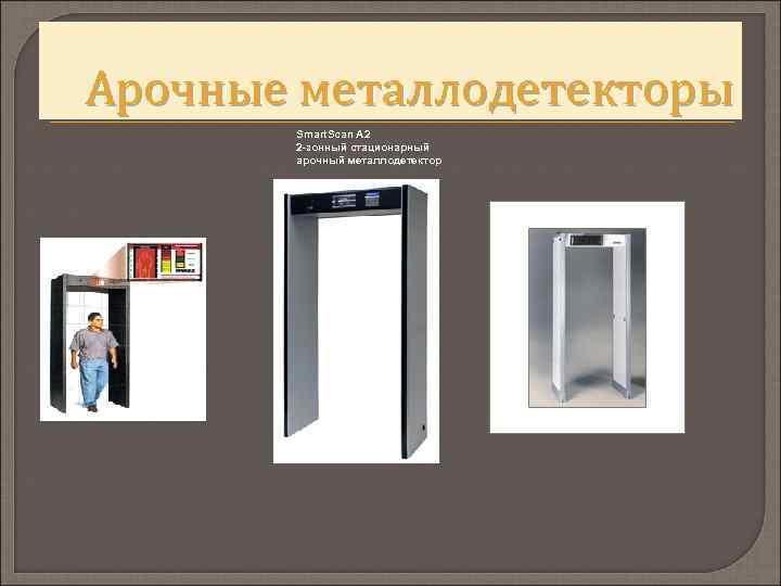 Арочные металлодетекторы Smart. Scan A 2 2 -зонный стационарный арочный металлодетектор 