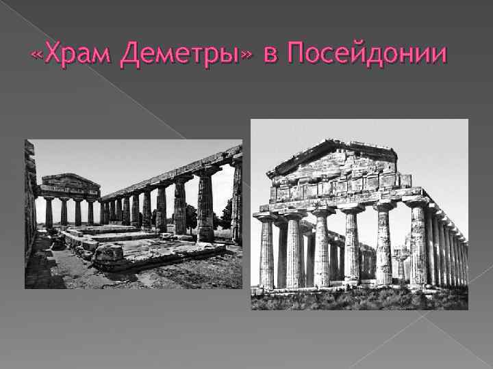  «Храм Деметры» в Посейдонии 