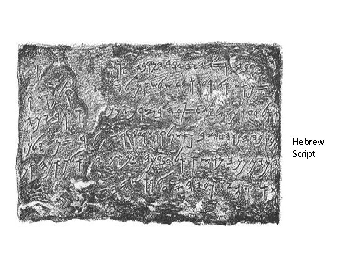 Hebrew Script 