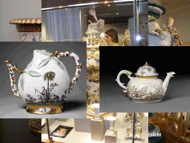 Фарфор Meissen «Живописний» період характеризується яскравими фарбами і великою кількістю китайських мотивів на посуді.