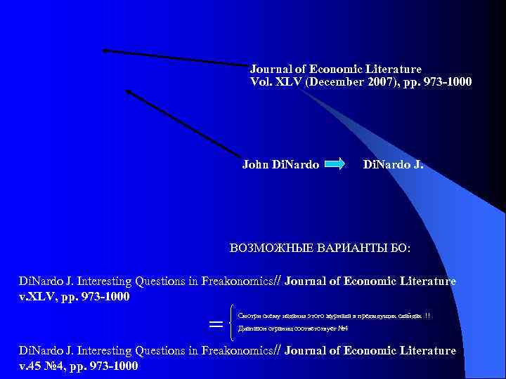 Journal of Economic Literature Vol. XLV (December 2007), pp. 973 -1000 John Di. Nardo