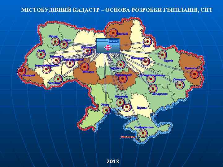 МІСТОБУДІВНИЙ КАДАСТР – ОСНОВА РОЗРОБКИ ГЕНПЛАНІВ, СПТ 2013 
