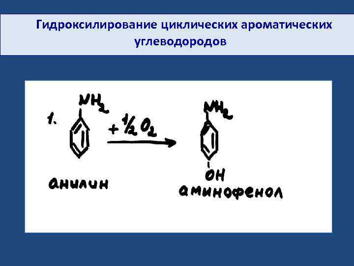 Гидроксилирование циклических ароматических углеводородов 