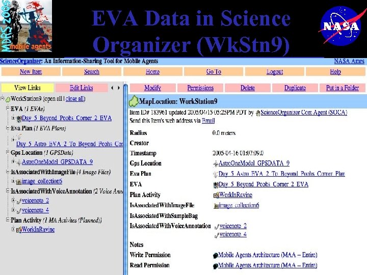 EVA Data in Science Organizer (Wk. Stn 9) 