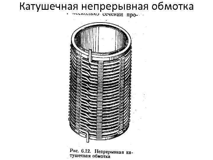 Катушечная непрерывная обмотка 