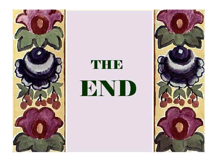 THE END 