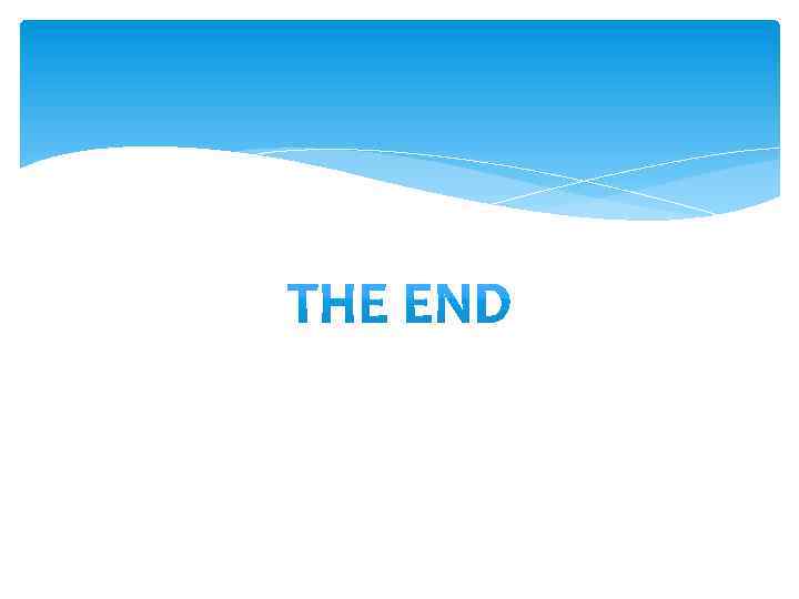 The End 