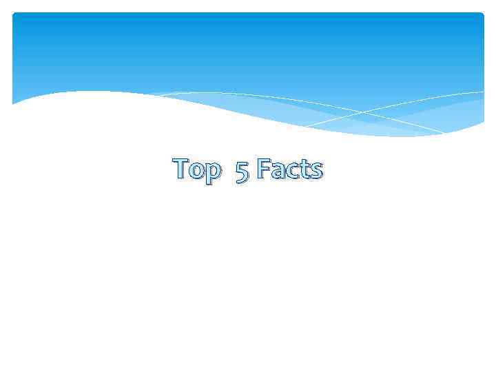 Top 5 Facts 