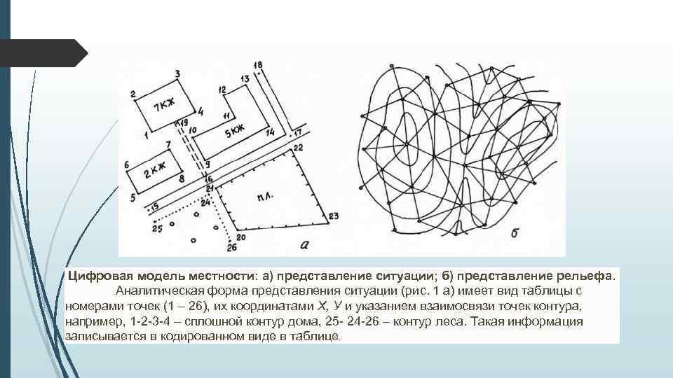 Какие из моделей относятся к графическим карта местности макет