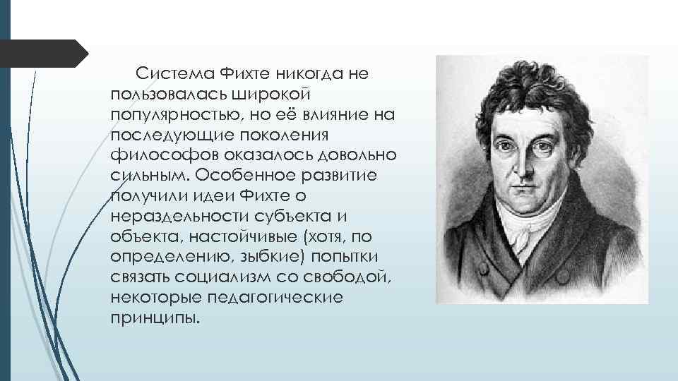 В представлении немецкого мыслителя фихте сознание