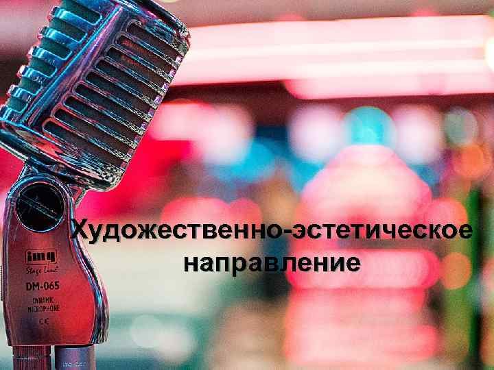 Художественно-эстетическое направление 
