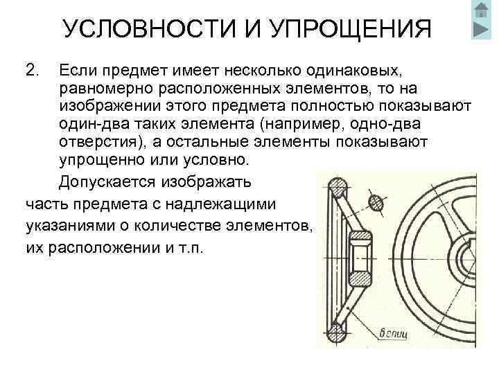 Условности и упрощения на чертежах